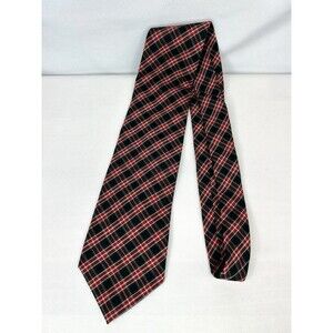 Pendleton Men’s Neck Tie Red And Black Plaid